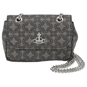 yAEgbgzy󂠂zyzVivienne Westwood BBA EGXgEbh obO V_[obO NX{fB ΂ߊ| fB[X 52020005 JACQUARD ORBORAMA SMALL PURSE WITH CHAIN BLACK W