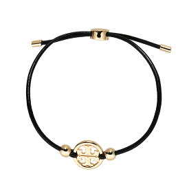 【送料無料】TORY BURCH トリーバーチ レディース ブレスレット ミラー スライダー ブレスレット ジュエリー アクセサリー ブレス 144706-720 TORY GOLD / BLACK ゴールド×ブラック【ブランド】【プレゼント】【セール】