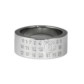 【送料無料】2025秋冬新作 MM6 Maison Margiela エムエムシックス メゾンマルジェラ 指輪 Numeric ミニマル シグネチャー リング レディース アクセサリー ジュエリー シルバー ロゴ 刻印 SM6UQ0057 P6469 951【プレゼント】【ブランド】