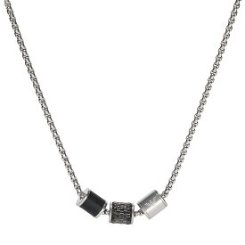 【送料無料】 EMPORIO ARMANI エンポリオアルマーニ ネックレス ペンダント チョーカー アクセサリー EGS2383020 シルバー×ブラック エンポリオ・アルマーニ エンポリ アルマーニ【ブランド】【プレゼント】【セール】