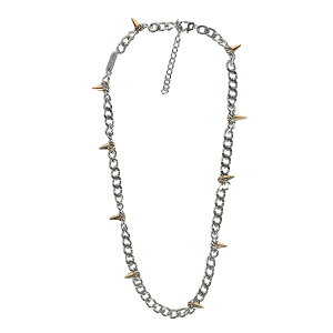 yzDIESEL fB[[ lbNX `F[ y_g ANZT[ WG[ X^bY Vo[×S[h DX1454931 Two-Tone Stainless Steel Chain Necklaceyuhzyv[gz