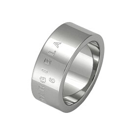 【送料無料】MM6 Maison Margiela エムエムシックス メゾンマルジェラ 指輪 ミニマル ロゴ リング レディース メンズ アクセサリー ジュエリー シルバー ミニマル ロゴ SM6UQ0013 SV0058 951【プレゼント】【ブランド】