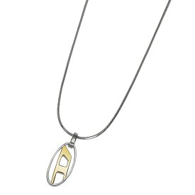 【送料無料】DIESEL ディーゼル ネックレス チェーン DX1421931 ペンダント アクセサリー ジュエリー ツートーン シルバー×ゴールド【ブランド】【プレゼント】