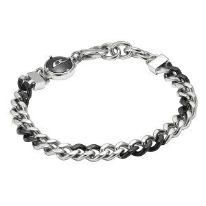 yzDIESEL fB[[ uXbg DX1498 DX1498931 Two-Tone stainless steel chain bracelet uX `F[uXbg ANZT[ WG[ jZbNX Y c[g[ Vo[×u