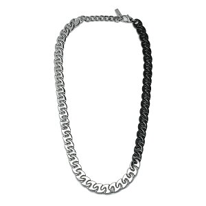 yzDIESEL fB[[ lbNX `F[ DX1530 DX1530931 Two-Tone Stainless Steel Chain Necklace y_g ANZT[ WG[ Vo[×ubN c[g[yuhzyv[g