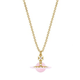 【送料無料】Vivienne Westwood ヴィヴィアン ウエストウッド ネックレス ペンダント レディース 6302039J-02R795 PETITE ORIGINAL ORB PENDANT GOLD/PALE PINK,OPAQUE WHITE Enamel MILKY PINK ゴールド×ピンク ビビアン アクセサリー【ブランド】【プレゼント】【セール】