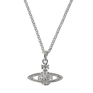 �y���������z2026�t�ĐV�� Vivienne Westwood ���B���B�A�� �E�G�X�g�E�b�h �l�b�N���X ���f�B�[�X �y���_���g MINI BAS RELIEF PENDANT PLATINUM / VIOLET Crystal 63020086-02P491 �V���o�[×�o�C�I���b�g �A�N�Z�T��