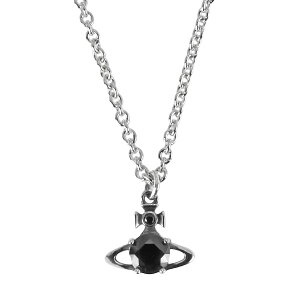 �y���������z2026�t�ĐV�� Vivienne Westwood ���B���B�A�� �E�G�X�g�E�b�h �l�b�N���X �����Y �y���_���g 630203A8-02Q139 MAN. REINA PENDANT OXI SILVER / PLATINUM / BLACK CZ �V���o�[×�u���b�N �A�N�Z�T���[ �W��