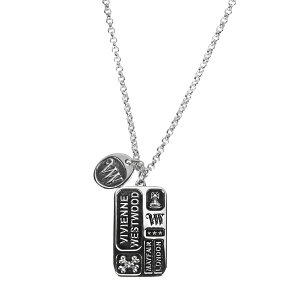 �y���������z2026�t�ĐV�� Vivienne Westwood ���B���B�A�� �E�G�X�g�E�b�h �l�b�N���X �����Y �y���_���g 630203IY-02P017 MAN. LANCELOT PENDANT ANTIQUE PLATINUM �V���o�[×�u���b�N �A�N�Z�T���[ �W���G���[ �r
