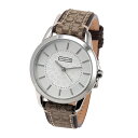 【送料無料】COACH コーチ レディース 腕時計 時計 14501525 NEW CLASSIC SIGNATURE ニュークラシックシグネチャー シルバー×ブラウン系 こーち 【プレゼント】【ブランド】【セール】