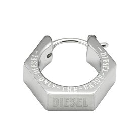 【送料無料】DIESEL ディーゼル ピアス 片耳用 シングル フープピアス DX1345040 メンズ レディース アクセサリー ジュエリー シルバー【ブランド】【プレゼント】【セール】