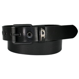 【送料無料】DIESEL ディーゼル ベルト メンズ B-1DR Dロゴ レザー 本革 ブラック ユニセックス X09396 P1506 T8013 B-DAVE II【プレゼント】【ブランド】