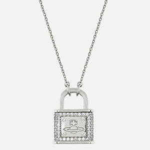 yzVivienne Westwood BBA EGXgEbh lbNX y_g Y Vo[ 630203CK-01P102 MAN. FITZROVIA PENDANT PLATINUM WHITE CZ SILVER 925 Vo[925 ANZT[ rrAyu