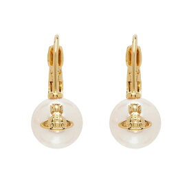 【送料無料】Vivienne Westwood ヴィヴィアン ウエストウッド ピアス レディース 62020126-02R107 GIA DROP EARRINGS GOLD Creamrose PEARL ゴールド×クリームパール ジュエリー アクセサリー【プレゼント】【ブランド】