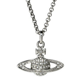 【30レビュー突破！】【送料無料】ヴィヴィアン ウエストウッド ネックレス Vivienne Westwood ペンダント アクセサリー MINI BAS RELIEF PENDANT PLATINUM/CRYSTAL 63020086-02P116 63020086-W110 752107B-1 ビビアン