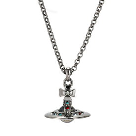 【送料無料】ヴィヴィアン ウエストウッド ネックレス Vivienne Westwood ペンダント アクセサリー オーブ プチオーブ NEW PETITE ORB PENDANT RUTHENIUM 63020098-02S001 63020098-S001 752116B-4 ビビアン【ブランド】