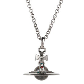 【送料無料】 ヴィヴィアン ウエストウッド ネックレス Vivienne Westwood ペンダント アクセサリー タイニー オーブ NEW TINY ORB PENDANT RUTHENIUM 63020097-02S001 63020097-S001 752014B-4 ビビアン【ブランド】【プレゼント】【セール】