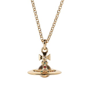 yz BBA EGXgEbh lbNX Vivienne Westwood y_g ANZT[ rrA ^Cj[ I[u NEW TINY ORB PENDANT GOLD 63020097-02R001 63020097-R001 752014B-2yv[gz