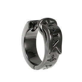 【送料無料】ヴィヴィアン ウエストウッド ピアス Vivienne Westwood アクセサリー 片耳用 MAN BOBBY SINGLE HOOP RUTHENIUM 62030053-S001 ガンメタル シングル ヴィヴィアン・ウエストウッド ビビアン【ブランド】【プレゼント】