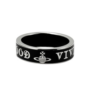 yzBBA EGXgEbh O w Vivienne Westwood rrA 6404017G-01P107 64040017-01P107 64040017-W114 SR222-31 CONDUIT STREET RING SILVER PLATINUM/BLACK ubN×Vo[ rrAyu