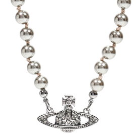【送料無料】Vivienne Westwood ヴィヴィアン ウエストウッド ネックレス ペンダント アクセサリー MAN.MINI BAS RELIEF PEARL NECKLACE RUTHENIUM BLACK DIAMOND 63010100-02S299 ガンメタル×ブラックパール ビビアン