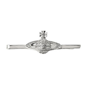 yzBBA EGXgEbh ^Co[ ^C Nbv ^Cs Vivienne Westwood lN^Cs ANZT[ rrA 65050007-02P116 65050007-W110 770273B-1 MINI BAS RELIEF TIE CLIP PLATINUM CRYSTAL