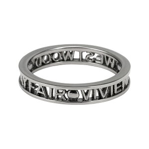 yzBBA EGXgEbh O w Vivienne Westwood 64040016-01S001 64040016-S001 WESTMINSTER RING RUTHENIUM SR1212 EGXg~X^[O K^ Vo[925 ANZT[ WG