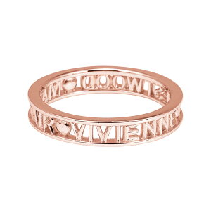 【送料無料】ヴィヴィアン ウエストウッド リング 指輪 Vivienne Westwood ビビアン 64040016-01G002 64040016-G002 WESTMINSTER RING PINK GOLD ウエストミンスターリング ピンクゴールド シルバー925 ビビアン【