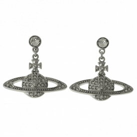 【送料無料】ヴィヴィアン ウエストウッド ピアス Vivienne Westwood アクセサリー ビビアン MINI BAS RELIEF DROP EARRINGS RUTHENIUM Black Diamond 62020025-02S108 62020025-S108 724536B-4 ヴィヴィアン・ウエストウッド【ブランド】【プレゼント】【セール】