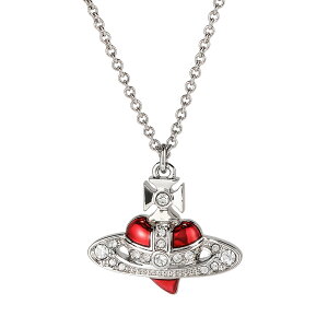 yzBBA EGXgEbh lbNX Vivienne Westwood ANZT[ NEW DIAMANTE HEART PENDANT PLATINUM INDIAN PINK Enamel 630203BM-02P383 fBA}e n[g y_g Vo[×DsN r