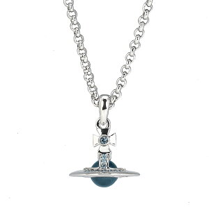 yzVivienne Westwood BBA EGXgEbh lbNX y_g Y ANZT[ I[u v`I[u Vo[×u[ MAN.NEW PETITE ORB PENDANT PLATINUM DENIM BLUE 630203A1-02P581yu