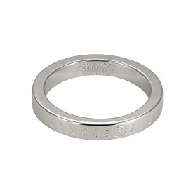 【送料無料】2025秋冬新作 MM6 Maison Margiela エムエムシックス メゾンマルジェラ 指輪 Numeric ミニマル シグネチャー リング レディース アクセサリー ジュエリー ポリッシュドシルバー ロゴ 刻印 SM6UQ0059 P6469 951【プレゼント】【ブランド】