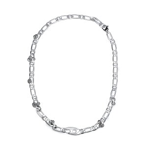 yzDIESEL fB[[ lbNX `F[lbNX DX1600040 Stainless Steel and Brass Chain Necklace Y fB[X y_g ANZT[ WG[ Vo[yuhzyv[