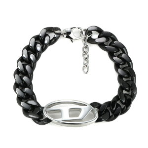yzDIESEL fB[[ uXbg `F[uXbg DX1611931 Stainless Steel Chain Bracelet I[oD uX ANZT[ WG[ Y fB[X ubN×Vo[yu