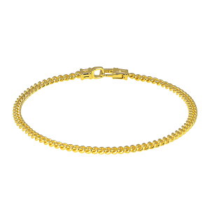 �y���������zTOM WOOD �g���E�b�h �u���X���b�g �`�F�[�� 100258 Curb Bracelet M Gold �J�[�u �u���X���b�g �S�[���h �����Y ���f�B�[�X ���j�Z�b�N�X �A�N�Z�T���[ �W���G���[ �X�^�[�����O�V���o�[ 