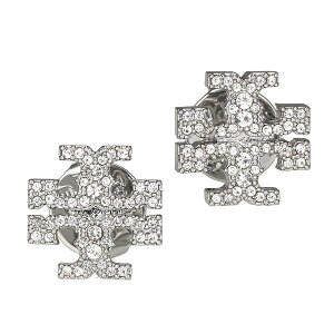 yzTORY BURCH g[o[` fB[X sAX p 158535-042 Kira Pave Stud Earring L pF X^bY Tory Silver / Crystal Vo[ _uT S WG[ ANZT[yv[gz