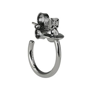 yzBBA EGXgEbh sAX Vivienne Westwood ANZT[ Ўp MAN. VERA SINGLE HOOP RUTHENIUM 6203008D-02S001 K^ VO BBAEEGXgEbh rrAyu