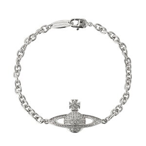 yz2025H~V Vivienne Westwood BBA EGXgEbh uXbg Y 61020196-02P116 MAN MINI BAS RELIEF CHAIN PLATINUM CRYSTAL Vo[ WG[ ANZT[ rrAyu