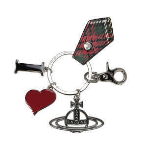 yz2025H~V Vivienne Westwood BBA EGXgEbh L[z_[ L[O obO `[ 8203011EU S0022 N302 I LOVE ORB KEYRING CELSEA TARTAN SAFFIANO PRINTED `FbN Vo[×u
