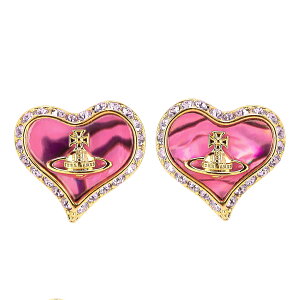 yz2025H~V Vivienne Westwood BBA EGXgEbh sAX p PETRA EARRINGS GOLD PINK VIOLET 62010074-02R938 S[h×sN×oCIbg WG[ ANZT[ rrAy