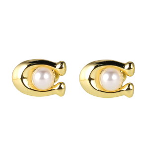 yzCOACH R[` sAX p fB[X 341922 GLD 100 CO ER PEARL C STUD S[h×zCgp[ ANZT[ WG[yuhzyv[gz