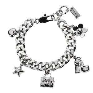 �y���������zMARC JACOBS �}�[�N�W�F�C�R�u�X �~�j �A�C�R�� �`���[�� �u���X���b�g ���f�B�[�X �`�F�[���u���X���b�g 2F3JBR001J60-029 MINI ICON CHARM BRACELET LIGHT ANTIQUE SILVER �V���o�[ �W���G���[ �A�N