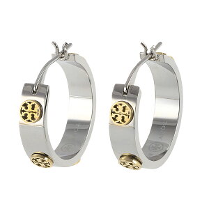 �y���������zTORY BURCH �g���[�o�[�` �s�A�X ���f�B�[�X �A�C�R�� �X�^�b�Y �n�M�[ �s�A�X 65094-024 SMALL MILLER STUD HOOP EARRINGS Tory Silver / Tory Gold �V���o�[×�S�[���h �W���G���[ �A�N�Z�T���[�y�v��