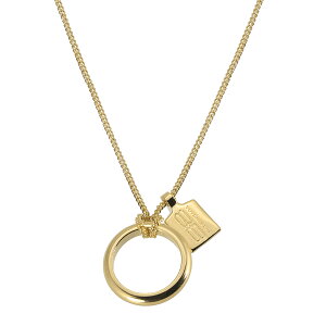 �y���������z2026�t�ĐV�� BALENCIAGA �o�����V�A�K �l�b�N���X �����Y ���f�B�[�X ���j�Z�b�N�X 856358 TZ88G 0027 SAINT-GERMAIN RING NECK �����O�l�b�N���X �S�[���h �y���_���g �A�N�Z�T���[ �W���G���[