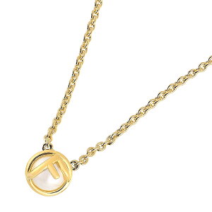 �y���������z2026�t�ĐV�� FENDI �t�F���f�B �l�b�N���X �G�t �C�Y �t�F���f�B �l�b�N���X ���f�B�[�X 8AK826 A5TO F09ZE F IS FENDI CAGE 10MM SINGLE NECKLACE METAL �S�[���h �r�W���[�p�[�� �y���_���g �A�N�Z