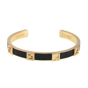 �y���������z2026�t�ĐV�� FENDI �t�F���f�B �t�H�[�G�o�[ �t�F���f�B �u���X���b�g �o���O�� ���f�B�[�X 8AK896 TL9 F0A1F FOREVER FENDI BANGLE METAL /PAINTED �S�[���h×�u���b�N �A�N�Z�T���[ �W���G���[