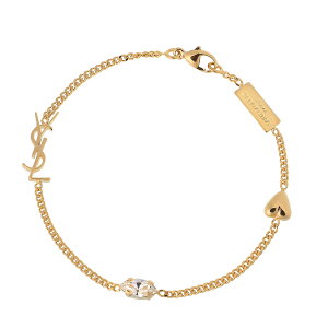 �y���������zSAINT LAURENT �T�����[���� �u���X���b�g �J�T���h�� �n�[�g�`���[�� �u���X���b�g 701950 Y1526 9137 ���f�B�[�X YSL���m�O���� ���C���X�g�[�� �P�[�u���`�F�[�� �S�[���h �A�N�Z�T��
