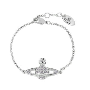 �y���������z2026�t�ĐV�� Vivienne Westwood ���B���B�A�� �E�G�X�g�E�b�h �u���X���b�g MINI BAS RELIEF CHAIN BRACELET PLATINUM / VIOLET Crystal 61020051-02P491 �V���o�[×�o�C�I���b�g �A�N�Z�T���[ �r�r�A���y�u