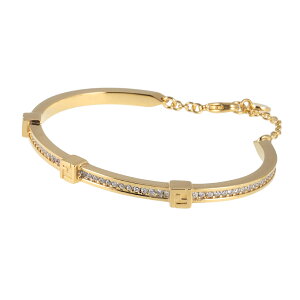 �y���������z2026�t�ĐV�� FENDI �t�F���f�B �u���X���b�g �t�H�[�G�o�[ �t�F���f�B �u���X���b�g ���f�B�[�X 8AL218 ATEP F089U ORO SOFT CRYSTAL �S�[���h×�N���X�^�� �A�N�Z�T���[ �W���G���[�y�u��
