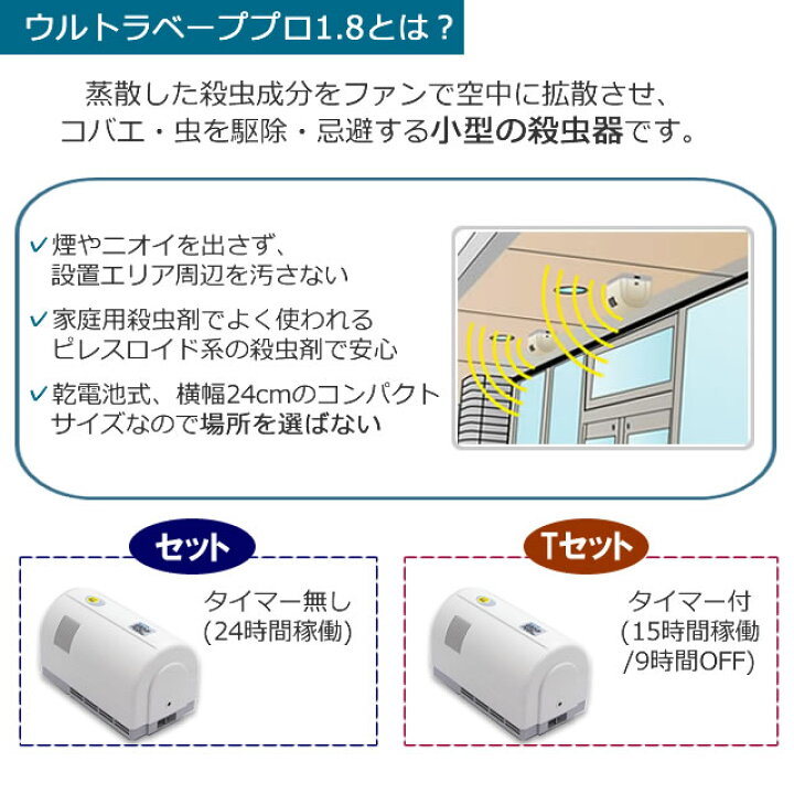 楽天市場】交換薬剤 ウルトラベープPRO 1.8セット・Tセット共通 取替 